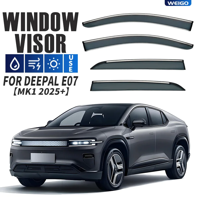 Suitable for dark blue E07 rain visor spoiler Deepal E07 Window visor
Suitable for dark blue E07 rain visor spoiler Deepal E07 Window visor