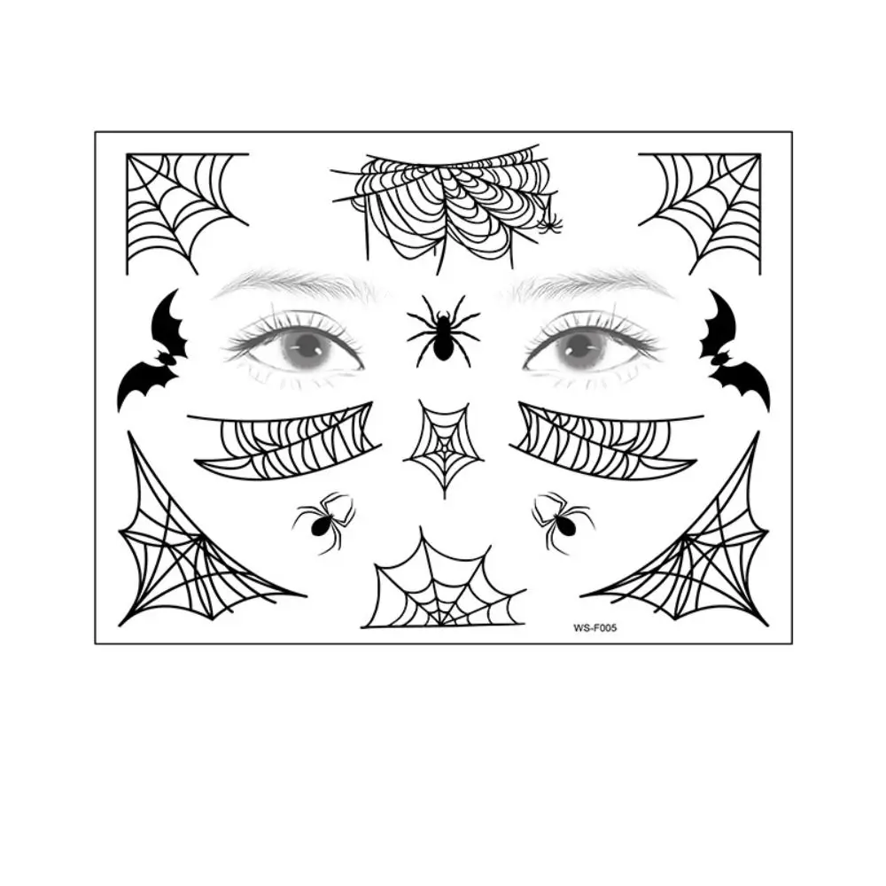 12Sheets Waterproof Spider Web Face Patch DIY Mouth Cosplay Props Halloween Body Art Decals Temporary Tattoos Stickers
12Sheets Waterproof Spider Web Face Patch DIY Mouth Cosplay Props Halloween Body Art Decals Temporary Tattoos Stickers