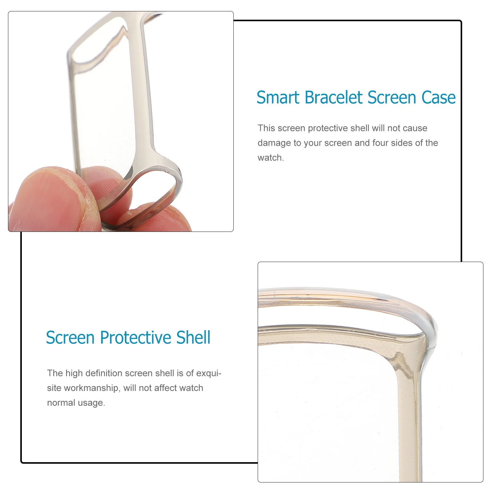 Smartwatch Screen Case Full Cover Protective Shell Compatible -Around Screen Protector Watch Protective Case 
Smartwatch Screen Case Full Cover Protective Shell Compatible -Around Screen Protector Watch Protective Case