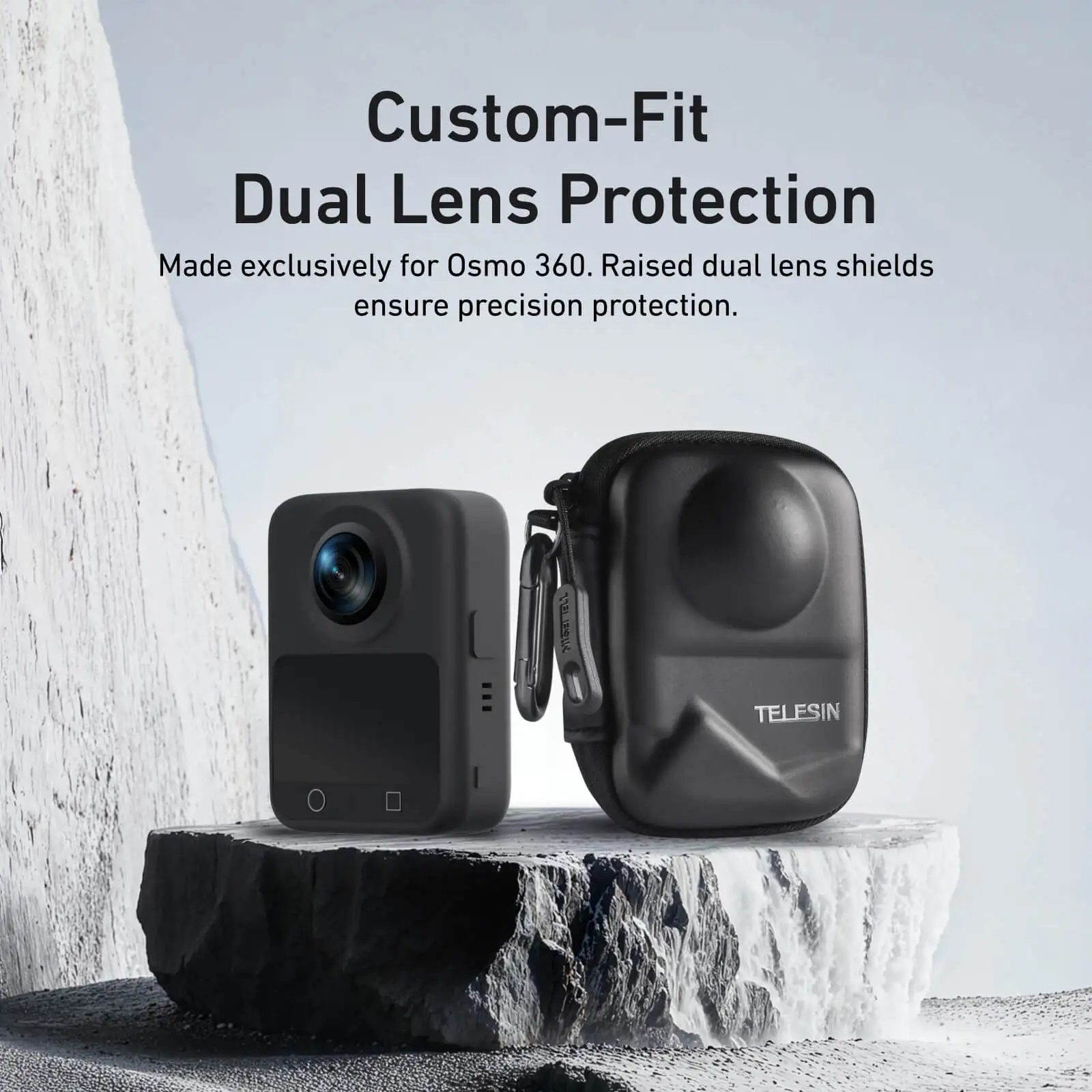 TELESIN Mini Protection Bag Brushed Half Open Quick Release Carrying Case Storage Bag For DJI OSMO 360 Camera Accessories
TELESIN Mini Protection Bag Brushed Half Open Quick Release Carrying Case Storage Bag For DJI OSMO 360 Camera Accessories