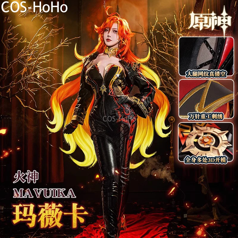 COS-KiKi Genshin Impact Mavuika Pyro Archon игровой костюм, комбинезоны, униформа, карнавальный костюм, наряд для вечеринки на Хэллоуин, женский XS-XXL
COS-KiKi Genshin Impact Mavuika Pyro Archon игровой костюм, комбинезоны, униформа, карнавальный костюм, наряд для вечеринки на Хэллоуин, женский XS-XXL