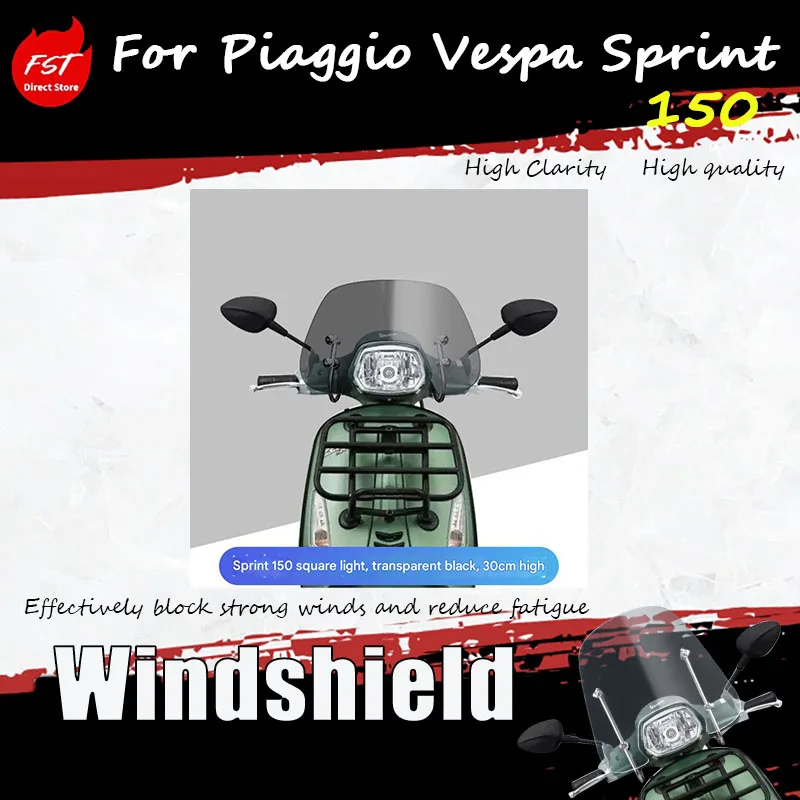 For Piaggio Vespa Sprint 150 Windshield Guard High-Mounted Original Panel Protection Accessory
For Piaggio Vespa Sprint 150 Windshield Guard High-Mounted Original Panel Protection Accessory
