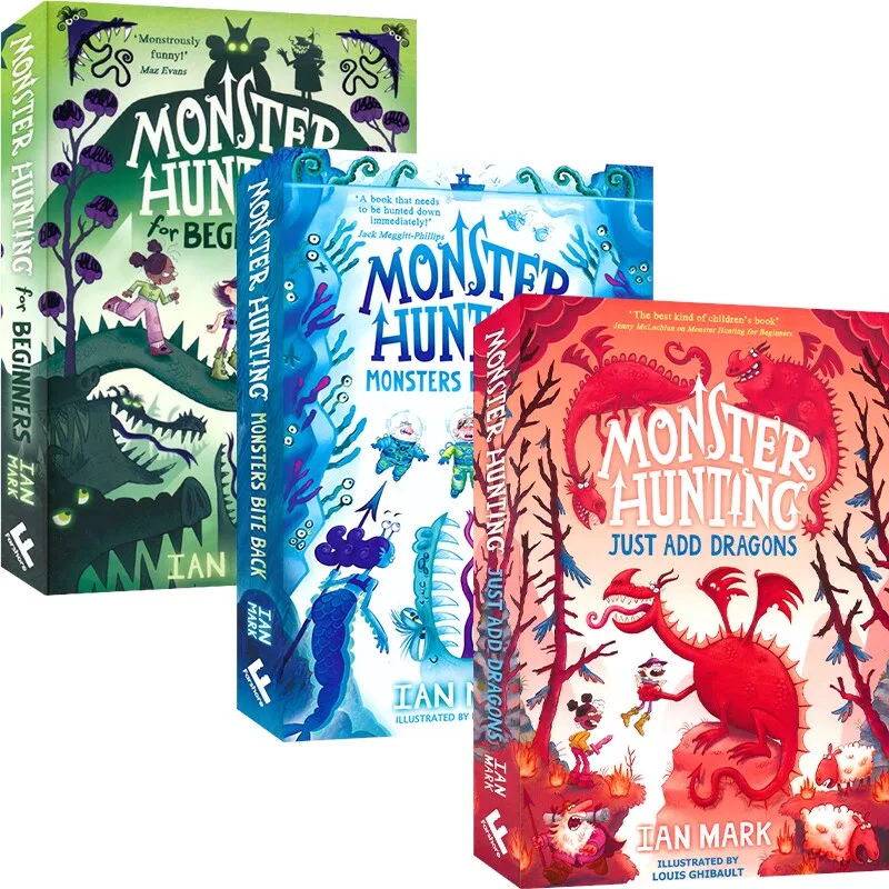 Monster Hunting 3-Book Set: for Beginners/Bite Back/Add Dragons, Hilarious Fantasy Adventure, Ages 7-11, English Import
Monster Hunting 3-Book Set: for Beginners/Bite Back/Add Dragons, Hilarious Fantasy Adventure, Ages 7-11, English Import