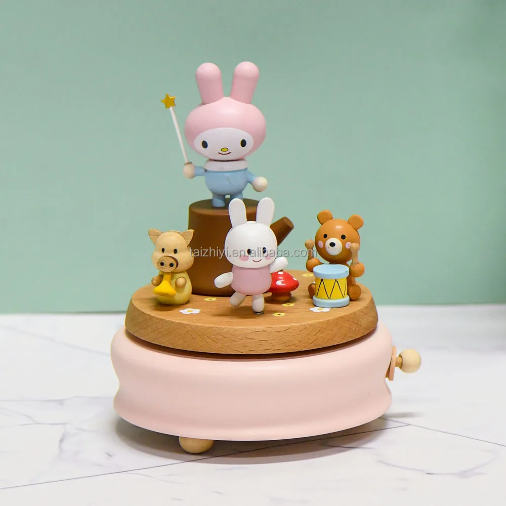 Colorful Round Wooden Cute Animals Toy Music Box For Home Decoration Children Gifts
Colorful Round Wooden Cute Animals Toy Music Box For Home Decoration Children Gifts
