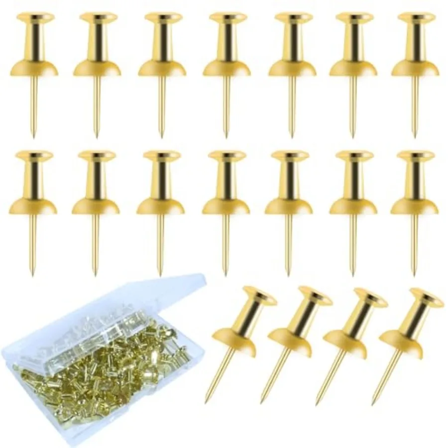 100Pcs Push Pins, Stick Pins for Bulletin Board, Poster Pins, Double Headed Picture Hanging Nails, Pins for Wall
100Pcs Push Pins, Stick Pins for Bulletin Board, Poster Pins, Double Headed Picture Hanging Nails, Pins for Wall