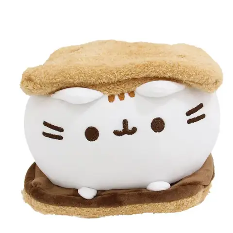 Muñeco de gato de 15CM para niños y niñas, juguete de peluche de Animal suave, almohada de gatito blanco y gris, regalo de cumpleaños, juguetes para mascotas Deco