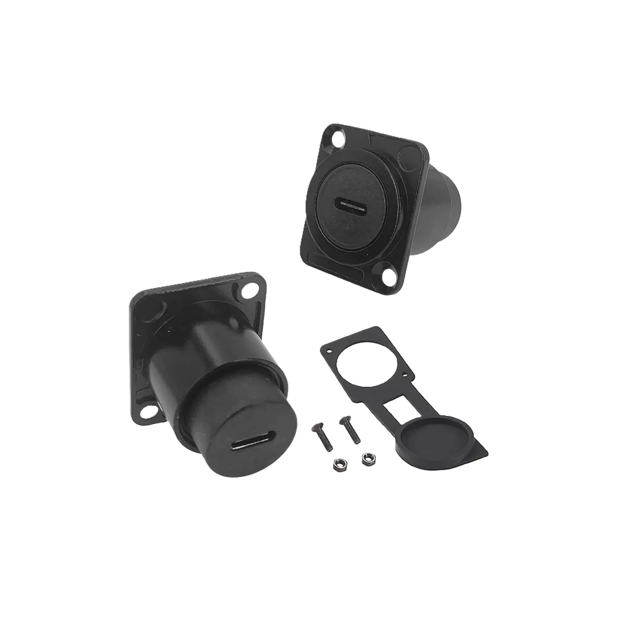 Alvins USB C 3.1 Type-C Panel Mount Coupler Waterproof Connector Socket, D-Type Module USB C Pass Through Connector
Alvins USB C 3.1 Type-C Panel Mount Coupler Waterproof Connector Socket, D-Type Module USB C Pass Through Connector