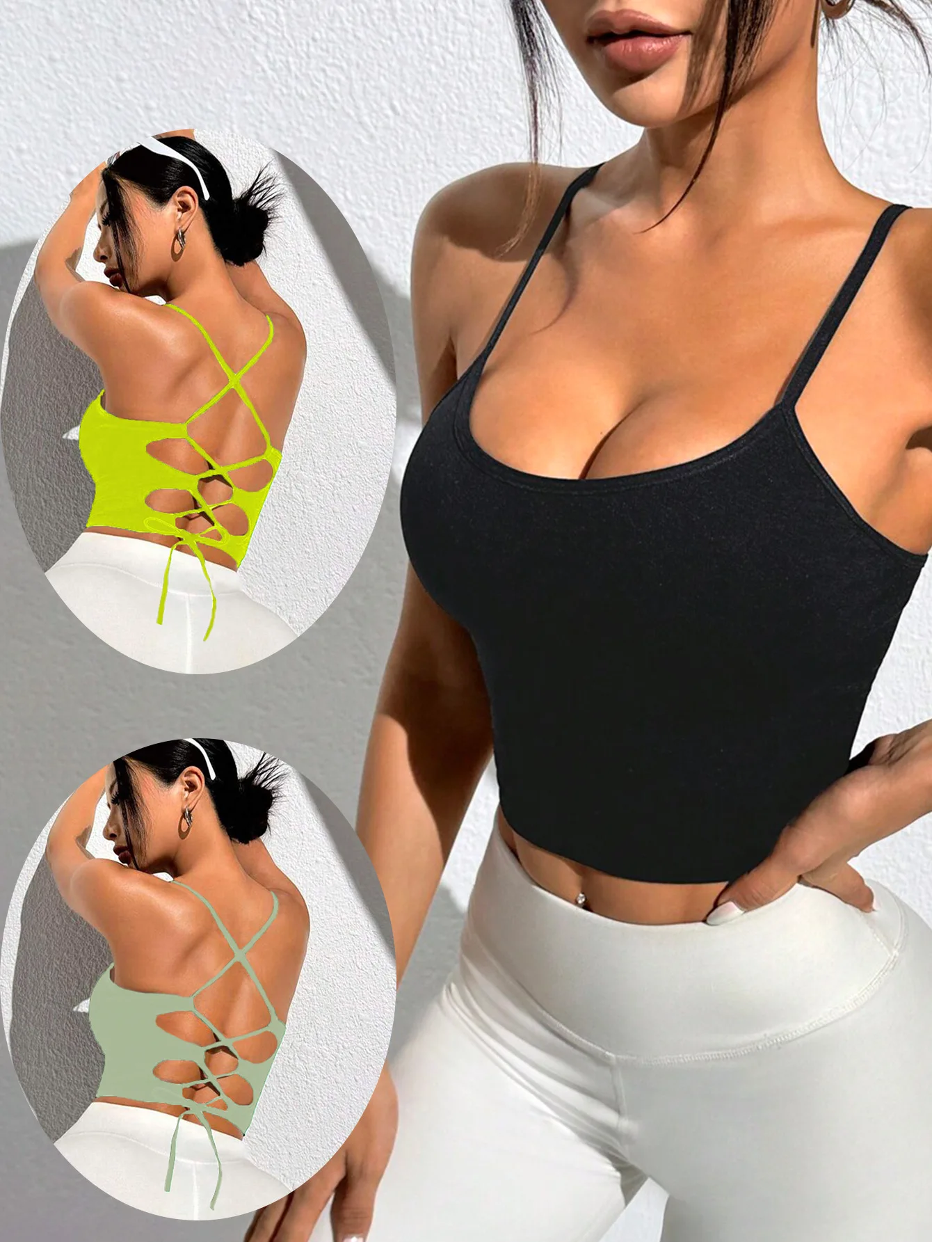 Новинка 2025 года, спортивный топ для плавания с нагрудником, сексуальный топ для йоги, топ для йоги, бразильский жилет на шнуровке, купальник, женская пляжная одежда
Новинка 2025 года, спортивный топ для плавания с нагрудником, сексуальный топ для йоги, топ для йоги, бразильский жилет на шнуровке, купальник, женская пляжная одежда