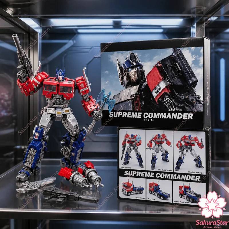 【In Stock】MOHUNZHI MHM-13 Enlarged Optimus Prime Alloy Deformable Robot Figure With Weapons Classic Collectible Toy Gift
【In Stock】MOHUNZHI MHM-13 Enlarged Optimus Prime Alloy Deformable Robot Figure With Weapons Classic Collectible Toy Gift