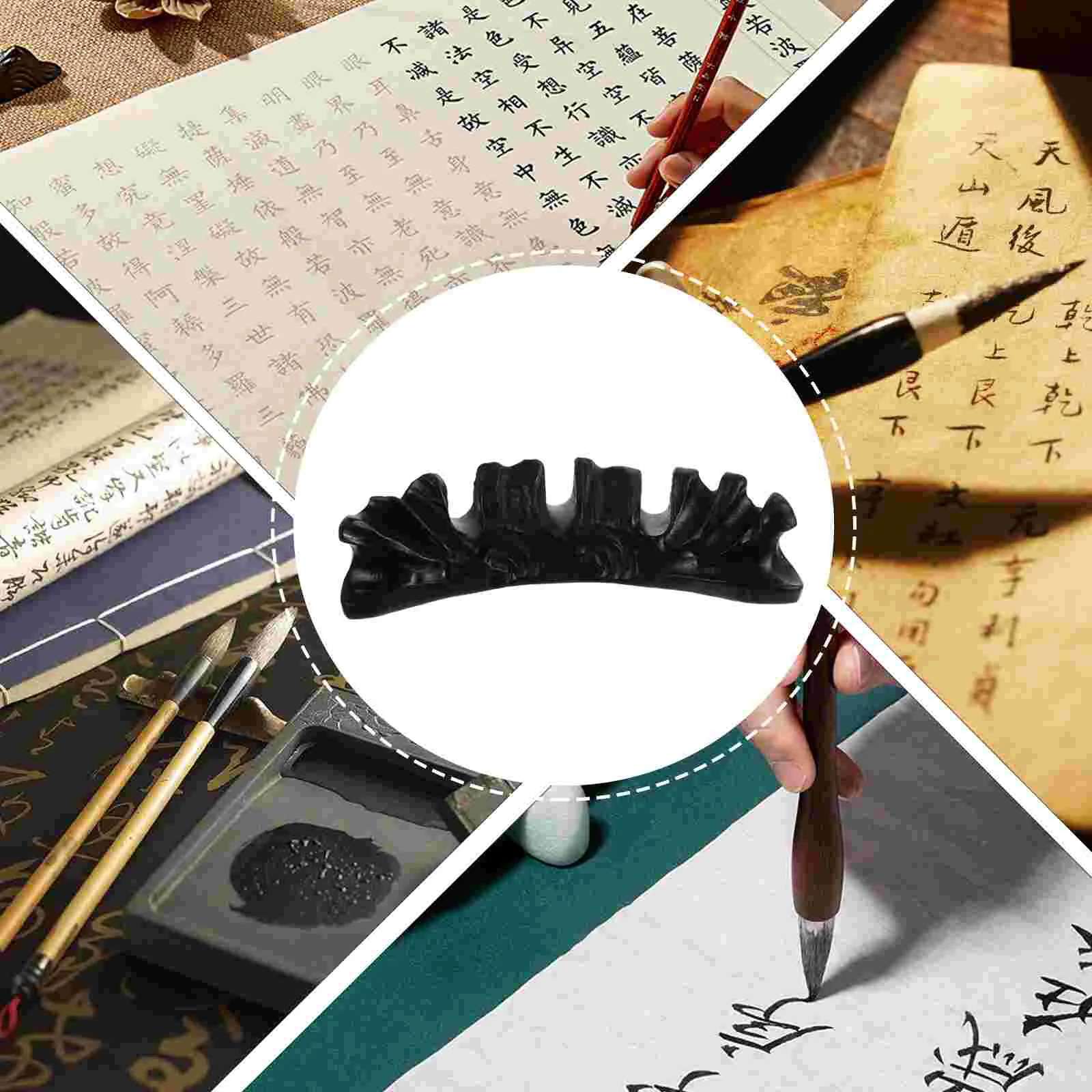 Organizer Brush Holder Pencil Carving Rack Calligraphy Stand Ebony Wood Paperweight Holders
Organizer Brush Holder Pencil Carving Rack Calligraphy Stand Ebony Wood Paperweight Holders