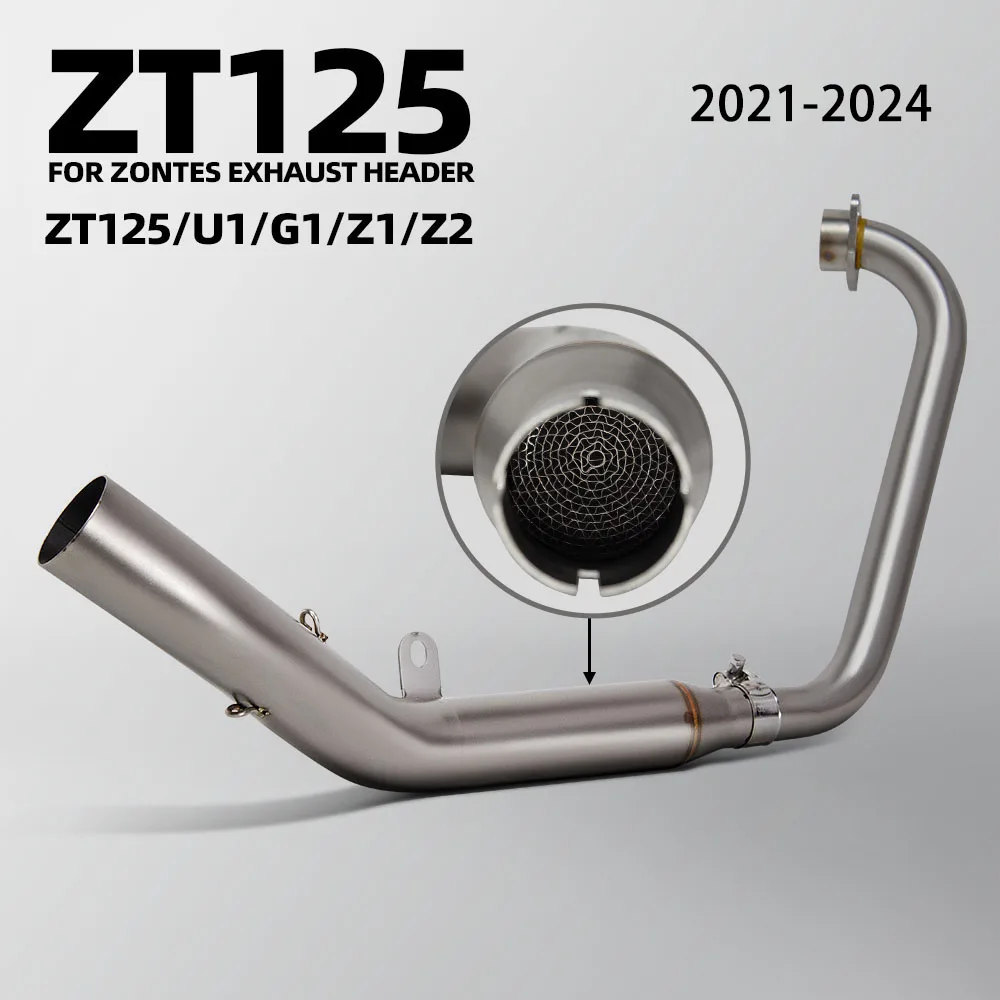 ZT155 exhaust header pipe For Zontes ZT125 ZT155 Z1 Z2 U1 G1 2021-2024 51MM motorcycle exhaust manifold sports street bike tube
ZT155 exhaust header pipe For Zontes ZT125 ZT155 Z1 Z2 U1 G1 2021-2024 51MM motorcycle exhaust manifold sports street bike tube