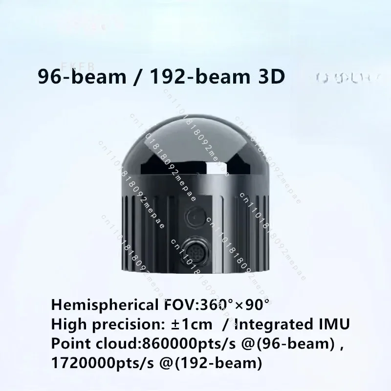 ROBOSENSE Airy LIDAR digital hemispherical wide-angle 3D 96-channel / 192-channel radar
ROBOSENSE Airy LIDAR digital hemispherical wide-angle 3D 96-channel / 192-channel radar