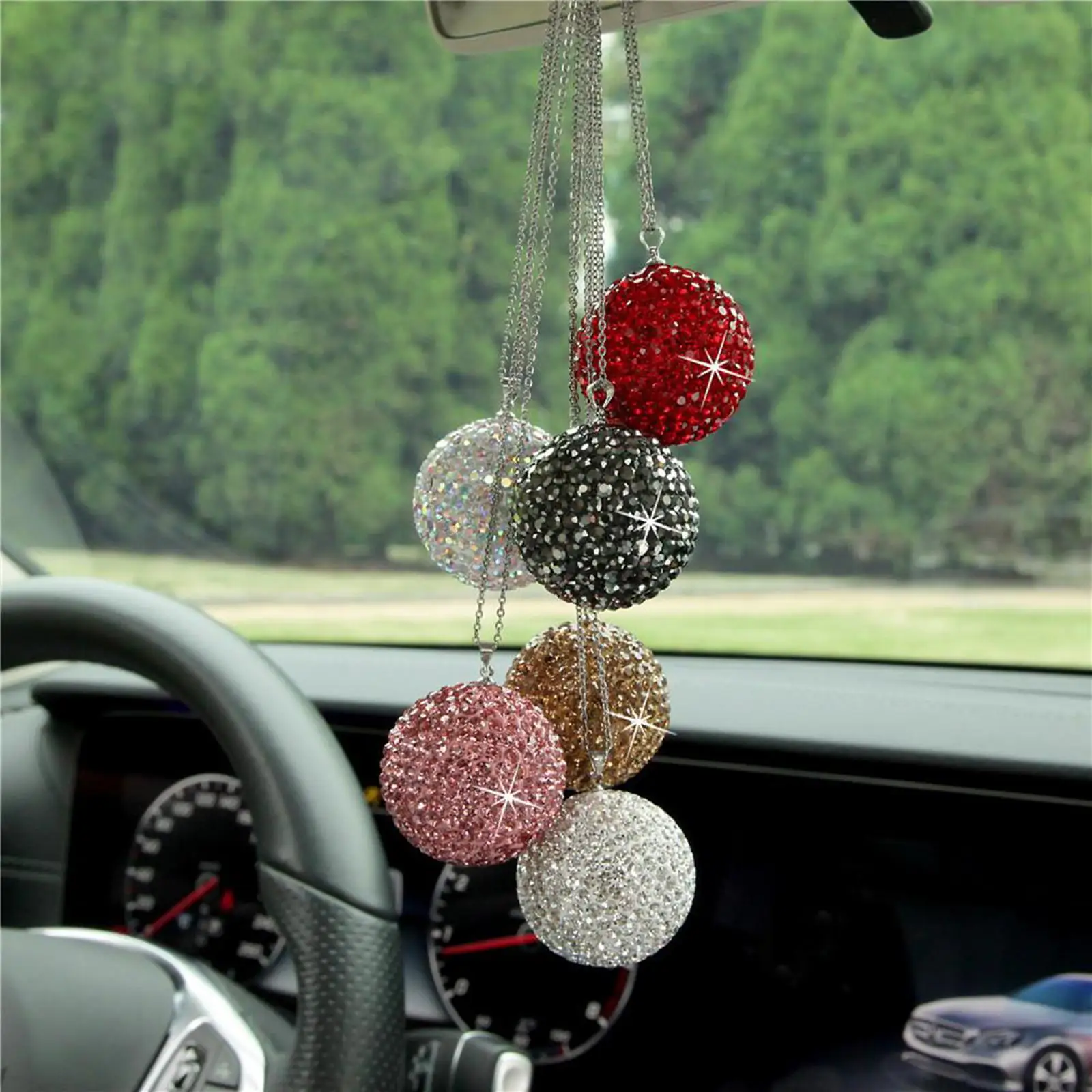 Disco Pretty Crystal Ball Car Pendant for Auto Decoration Ornament Rear View MirrorHome Interior Accessories
Disco Pretty Crystal Ball Car Pendant for Auto Decoration Ornament Rear View MirrorHome Interior Accessories