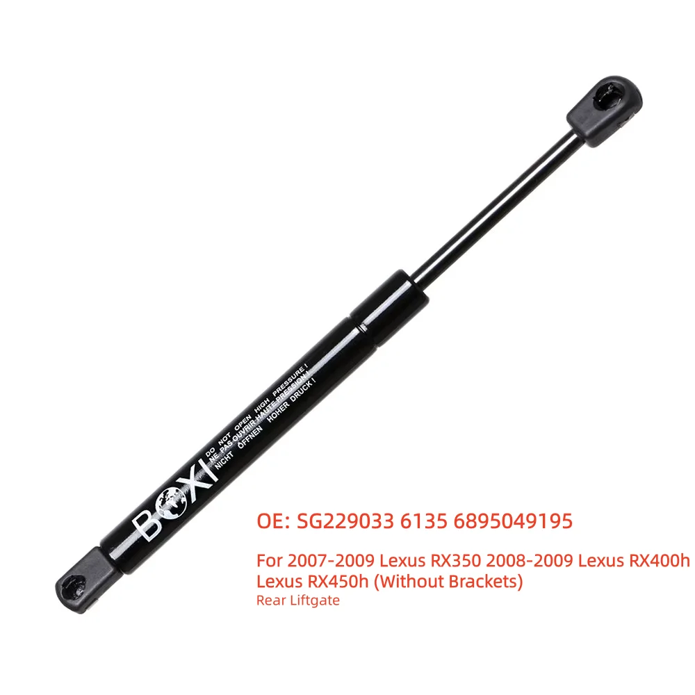 BOXI 1pcs Liftgate Gas Spring Support 6895049195 For Lexus RX350 2007-2009 RX400h RX450h 2008-2009 (Without Brackets) Lift Strut
BOXI 1pcs Liftgate Gas Spring Support 6895049195 For Lexus RX350 2007-2009 RX400h RX450h 2008-2009 (Without Brackets) Lift Strut