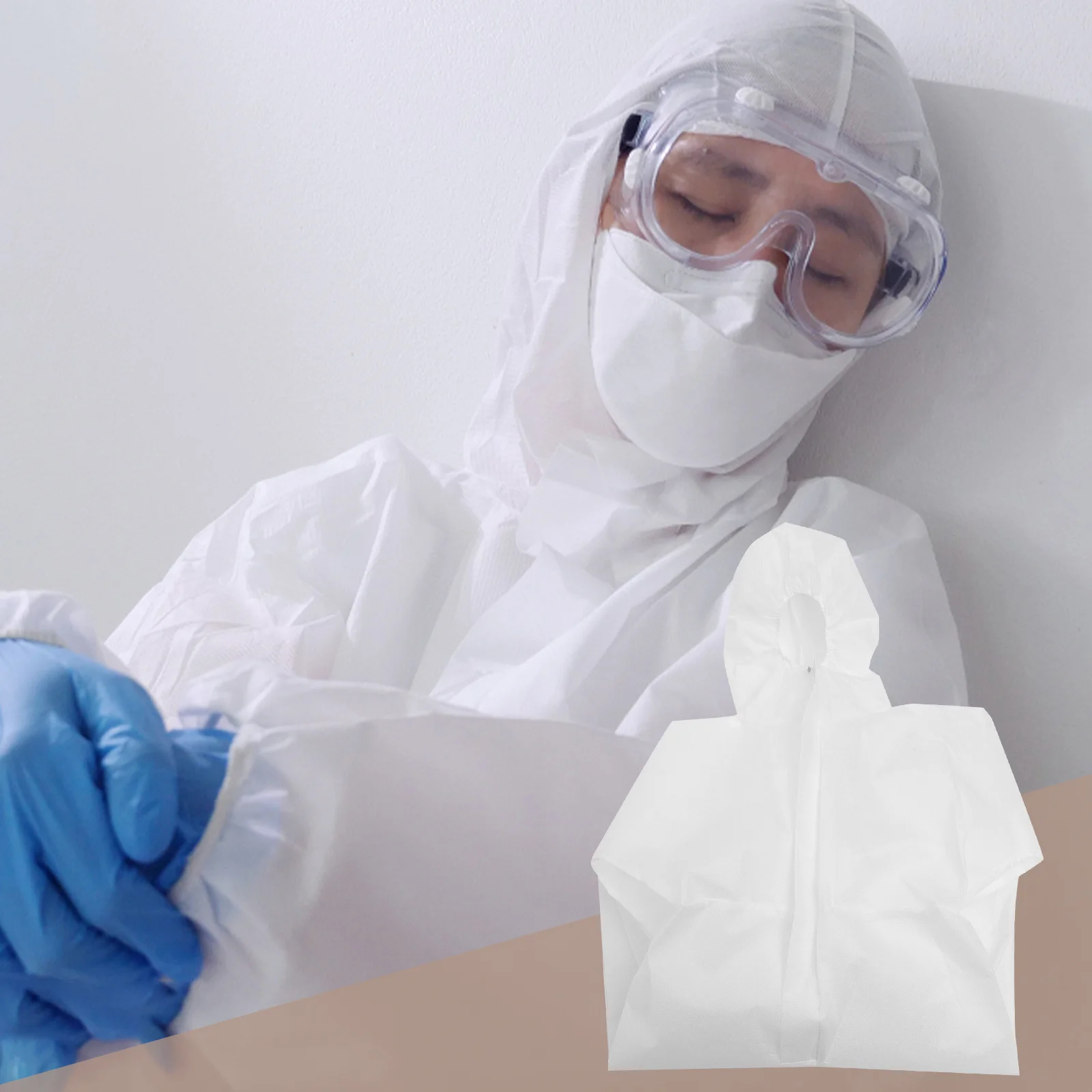 Protective Disposable Nonwoven One-Piece Suit Hooded Zipper For Outdoor Indoor Painting Dust
Protective Disposable Nonwoven One-Piece Suit Hooded Zipper For Outdoor Indoor Painting Dust