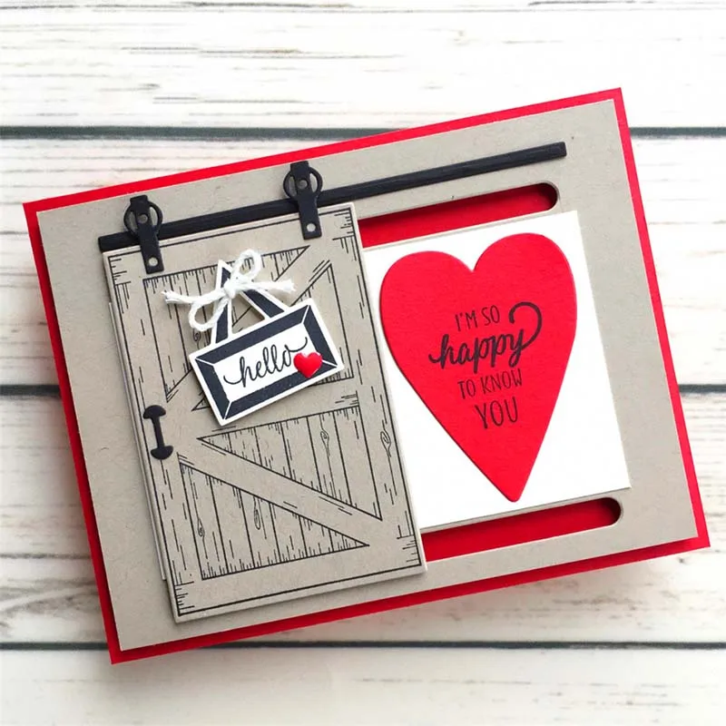 New Arrival 15Pcs/lot Barn Door Wood-mount Stamp Cutting Dies Embossing Stencil Card Decoration DIY Crafts
New Arrival 15Pcs/lot Barn Door Wood-mount Stamp Cutting Dies Embossing Stencil Card Decoration DIY Crafts