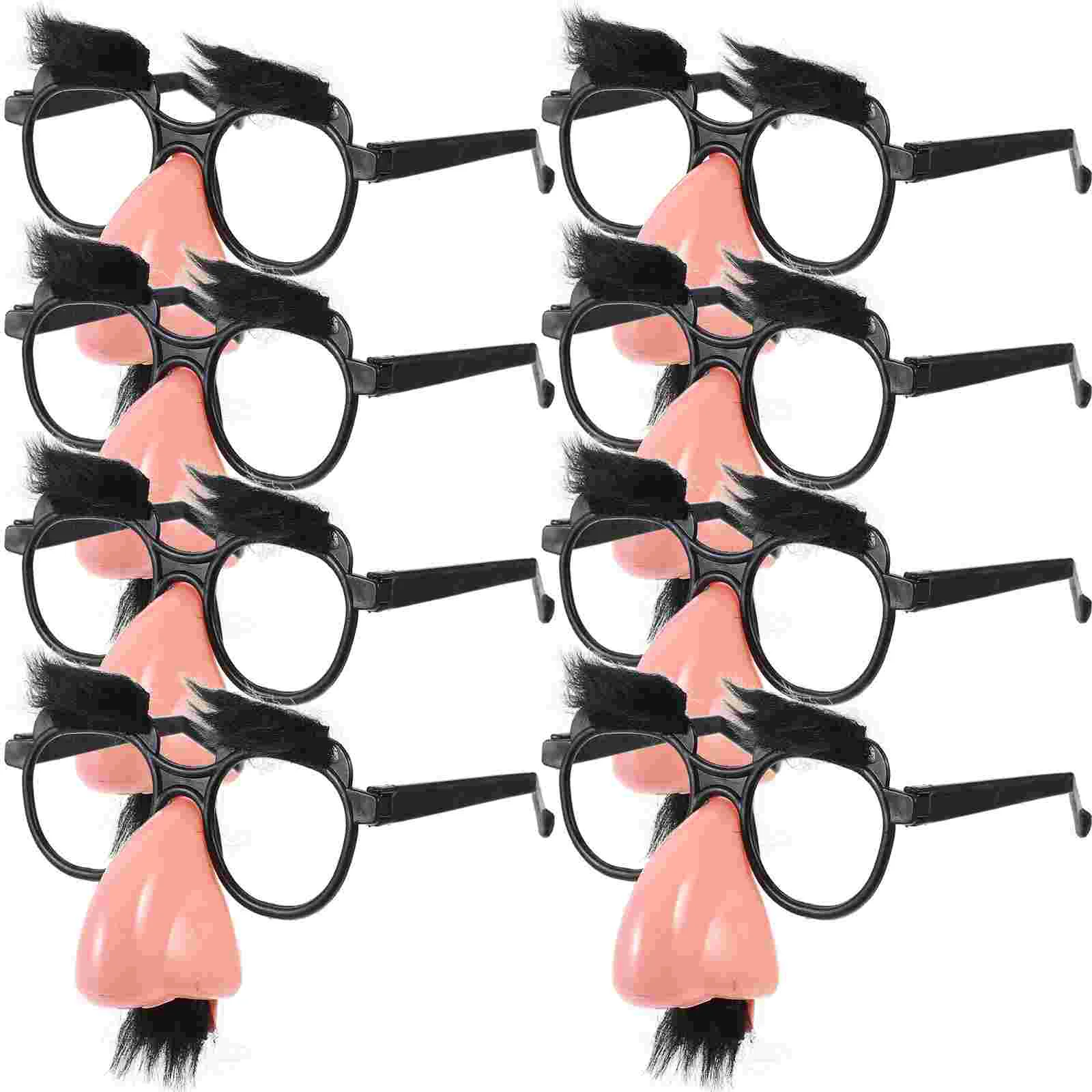 8 Pcs Black Mustache Glasses Shot Costume Comics Decorative with Creative Man Plastic Eyeglasses and for Party Props
8 Pcs Black Mustache Glasses Shot Costume Comics Decorative with Creative Man Plastic Eyeglasses and for Party Props