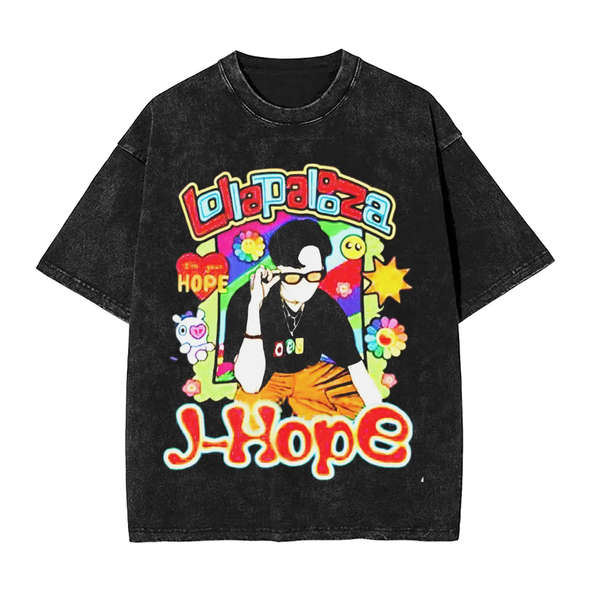 Летняя надежда на сцене J-Hope Singer 2025 Tour Lollapalooza, стираная рубашка, футболка большого размера для мужчин и женщин, футболка
Летняя надежда на сцене J-Hope Singer 2025 Tour Lollapalooza, стираная рубашка, футболка большого размера для мужчин и женщин, футболка