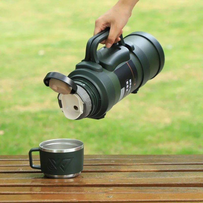 Портативный термос из нержавеющей стали, 1300 мл, чайник с ручкой, дорожный чайник, сепаратор для чая и воды, сохраняет тепло на 72 часа
Портативный термос из нержавеющей стали, 1300 мл, чайник с ручкой, дорожный чайник, сепаратор для чая и воды, сохраняет тепло на 72 часа