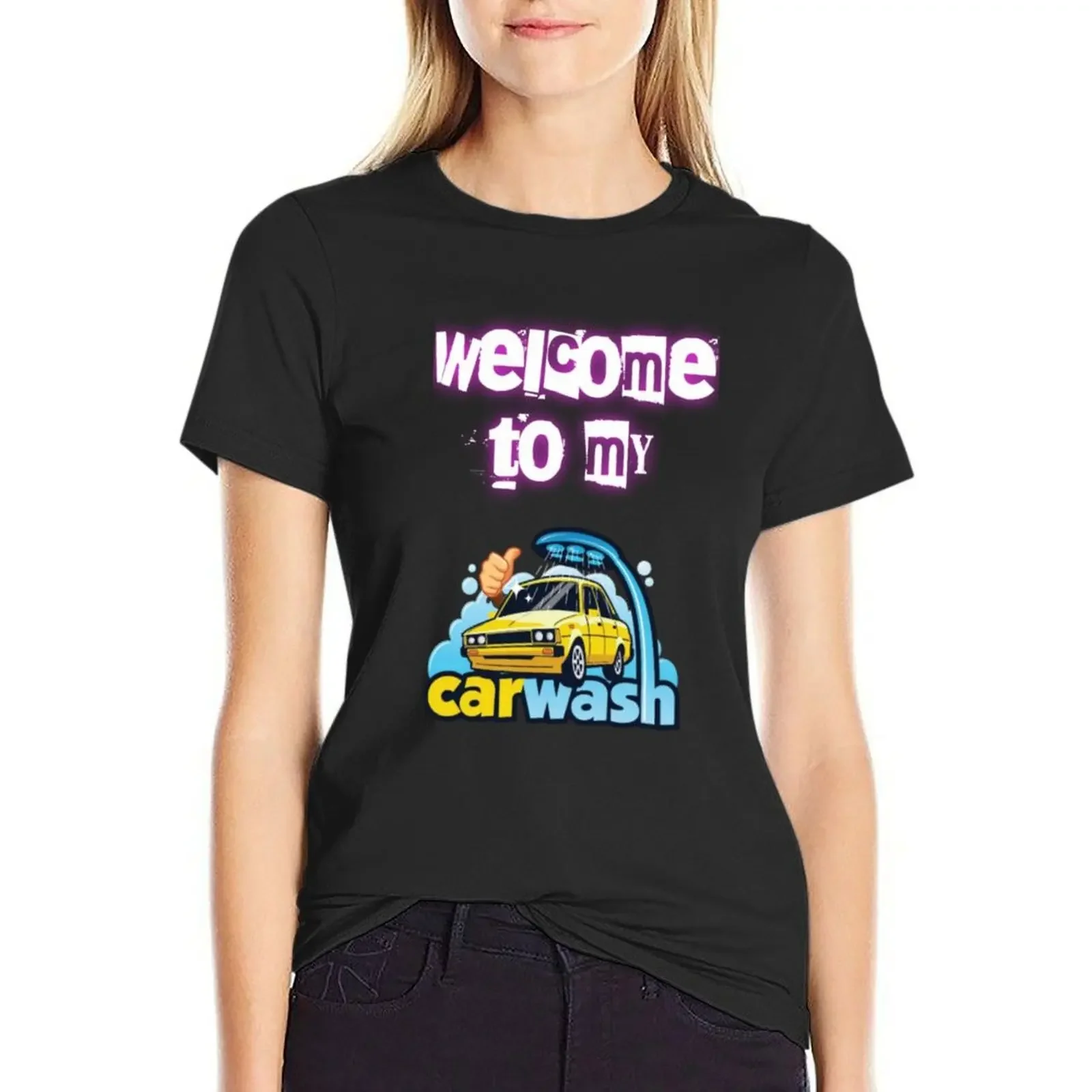Welcome to my carwash T-shirt hippie clothes cute tops anime clothes plus size t shirts for Women loose fit
Welcome to my carwash T-shirt hippie clothes cute tops anime clothes plus size t shirts for Women loose fit