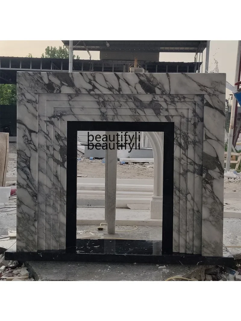 ss7304 Marble Large Flower White Black Stone Color Matching European French Living Room Fireplace Mantel Line Heating Fireplace 
ss7304 Marble Large Flower White Black Stone Color Matching European French Living Room Fireplace Mantel Line Heating Fireplace