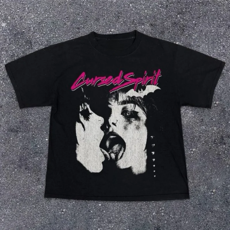 Y2K Retro Harajuku Hip Hop Portrait Printed Women's T-shirt Summer Women's Street Wear Loose Casual Personalized Top
Y2K Retro Harajuku Hip Hop Portrait Printed Women's T-shirt Summer Women's Street Wear Loose Casual Personalized Top