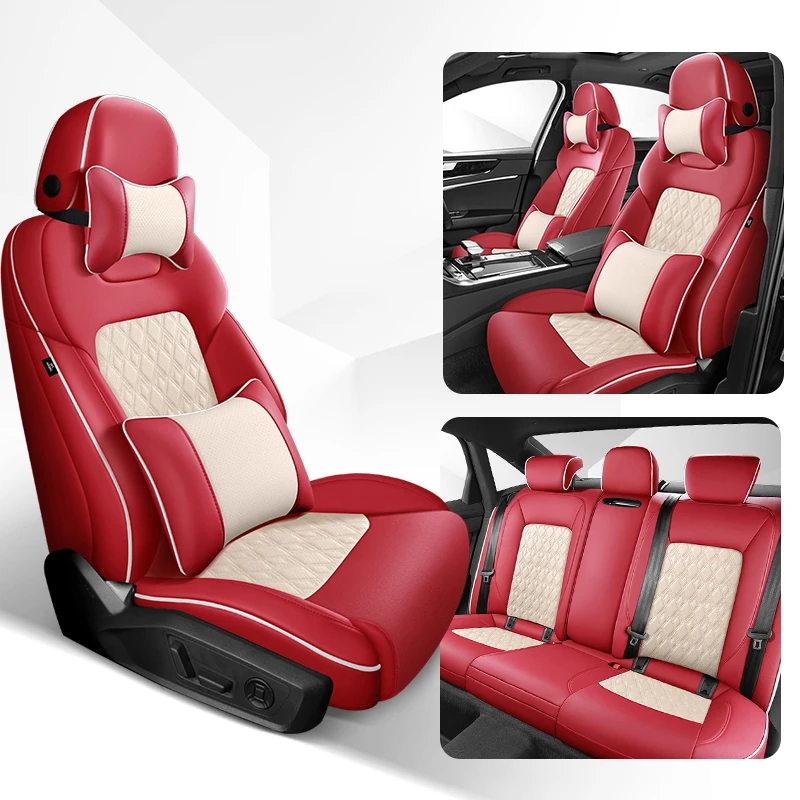 Кожаные чехлы на автомобильные сиденья на заказ для Hyundai Santa Fe Creta Veloster Sonata Accent Solaris Dodge Journey Caliber, автоаксессуары
Кожаные чехлы на автомобильные сиденья на заказ для Hyundai Santa Fe Creta Veloster Sonata Accent Solaris Dodge Journey Caliber, автоаксессуары