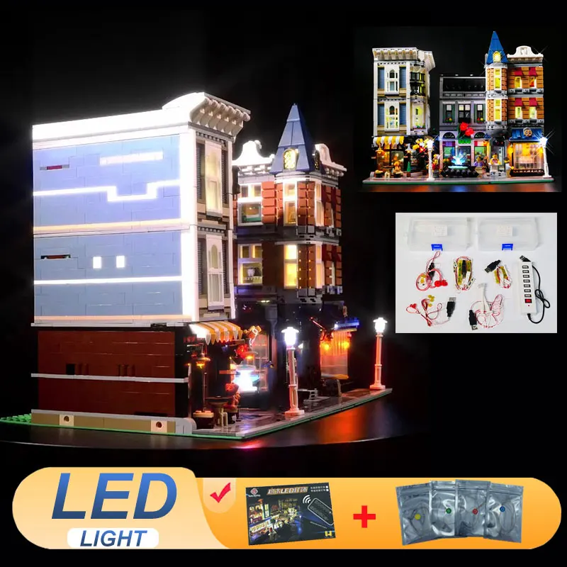 LED Light Kit For LEGO 10255 Assembly Square Lamp Ideas DIY Gift (Not Include Building Blocks Bricks Kits Sets Model)
LED Light Kit For LEGO 10255 Assembly Square Lamp Ideas DIY Gift (Not Include Building Blocks Bricks Kits Sets Model)