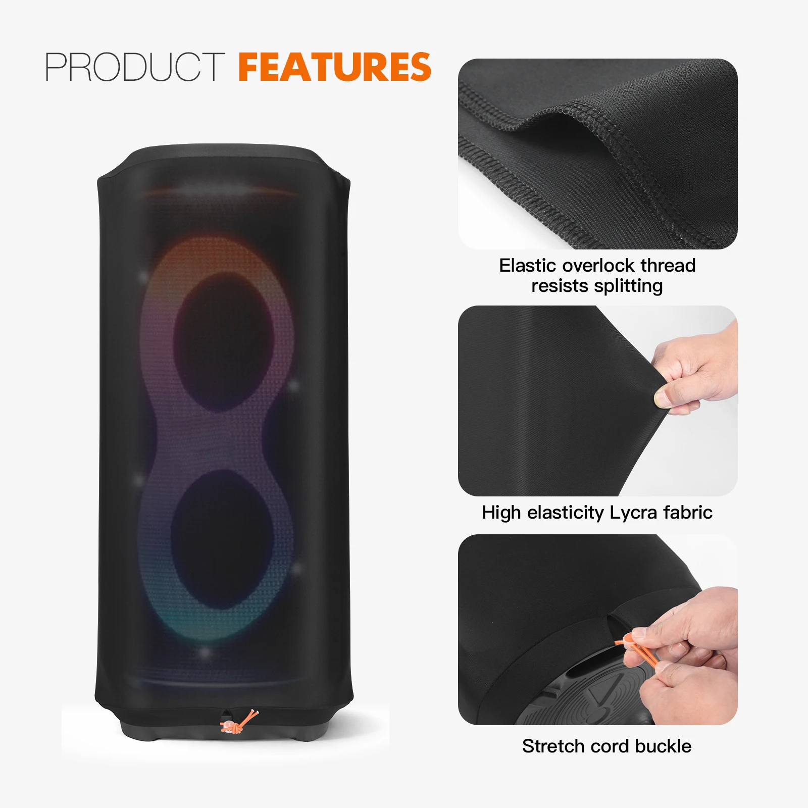 Speaker Dust Cover For JBL PartyBox 710 Ultimates Black Speaker Case Travel Protective Storage Sleeve Protector Dust Accessories
Speaker Dust Cover For JBL PartyBox 710 Ultimates Black Speaker Case Travel Protective Storage Sleeve Protector Dust Accessories