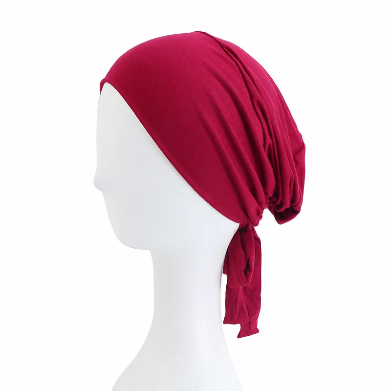 New Jersey Underscarf Women Muslim Inner Hijab Lace Up Cap Headwrap Under Scarf Turban Bonnet Islam Hat Headscarf Turbante Mujer
New Jersey Underscarf Women Muslim Inner Hijab Lace Up Cap Headwrap Under Scarf Turban Bonnet Islam Hat Headscarf Turbante Mujer