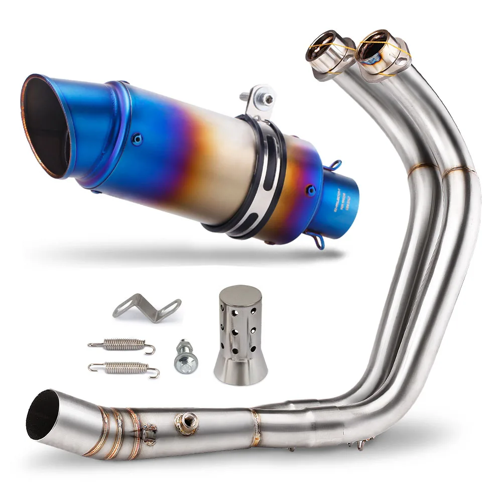 Racing Exhaust Kit Motorcycle Escape Full System Manifold Muffler For Yamaha R7 MT07 FZ07 XSR700 TRACER 700/GT TRACER7/GT 14-26
Racing Exhaust Kit Motorcycle Escape Full System Manifold Muffler For Yamaha R7 MT07 FZ07 XSR700 TRACER 700/GT TRACER7/GT 14-26