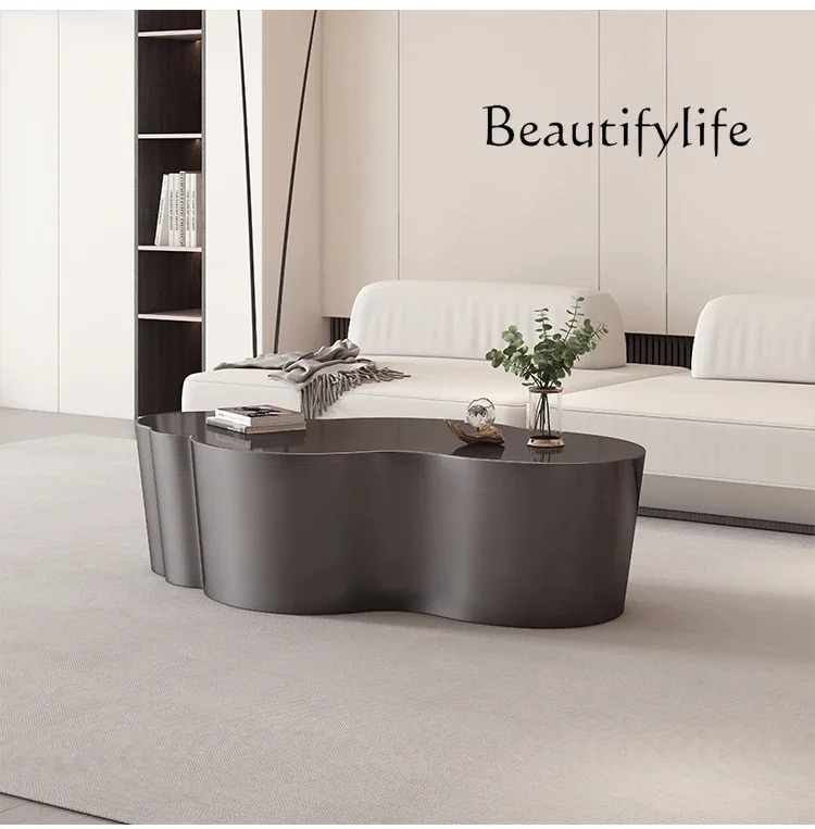 Cloud Coffee Table Special-Shaped Silver Silent Style Living Room Home Light Luxury Designer High-End
Cloud Coffee Table Special-Shaped Silver Silent Style Living Room Home Light Luxury Designer High-End