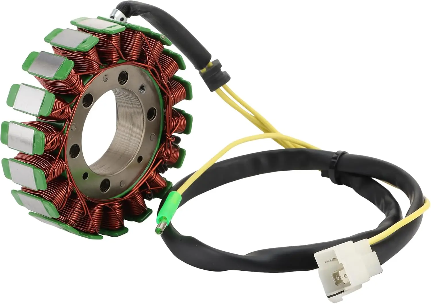 Магнитный статор, 18 катушек, сменный статор электродвигателя, совместимый с скутером CN250 CH250 CF250 250cc
Магнитный статор, 18 катушек, сменный статор электродвигателя, совместимый с скутером CN250 CH250 CF250 250cc