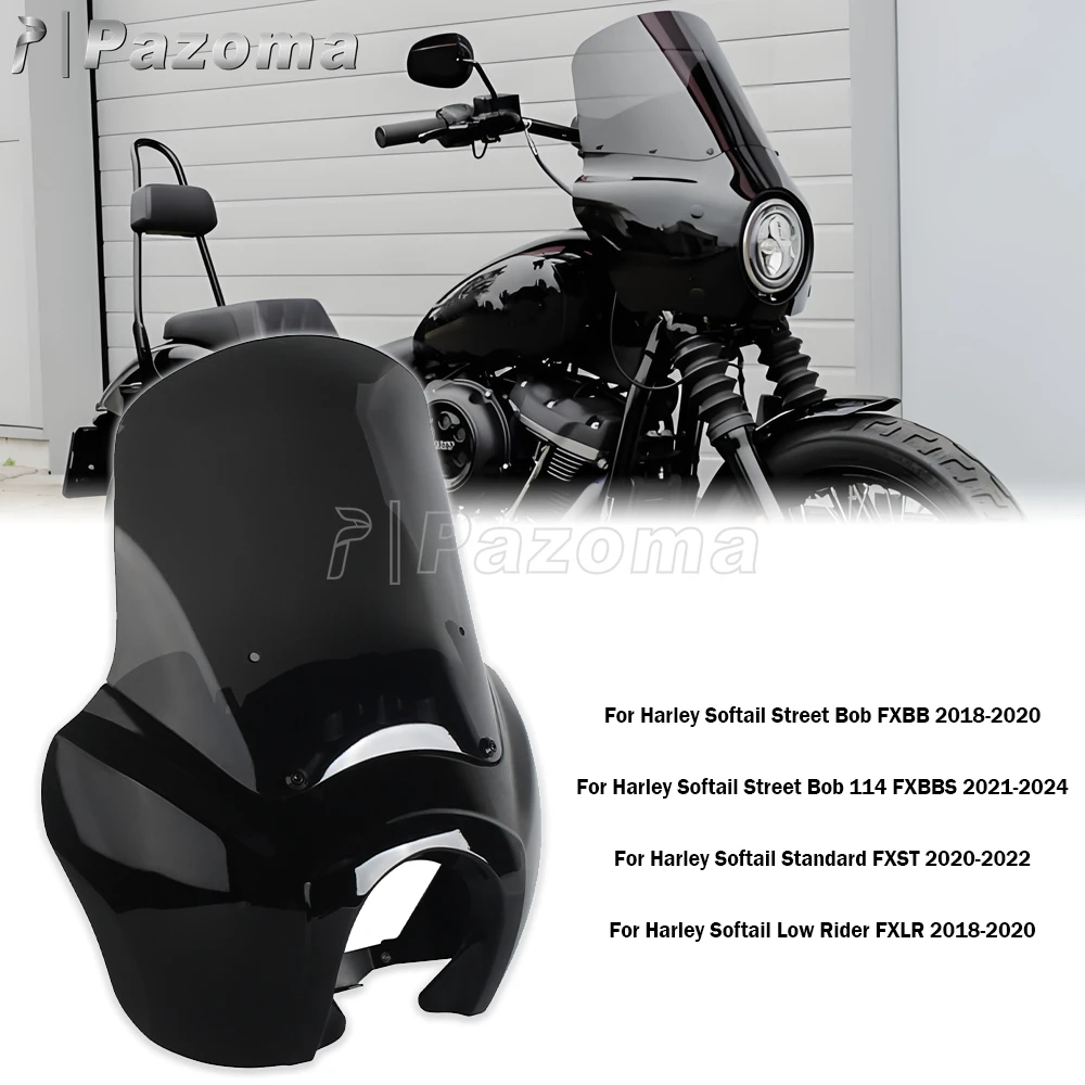 For Harley Softail Street Bob FXBB FXBBS Standard FXST Low Rider FXLR Motorcycle Front Windshield Fairing Headlight Cover Cowls
For Harley Softail Street Bob FXBB FXBBS Standard FXST Low Rider FXLR Motorcycle Front Windshield Fairing Headlight Cover Cowls
