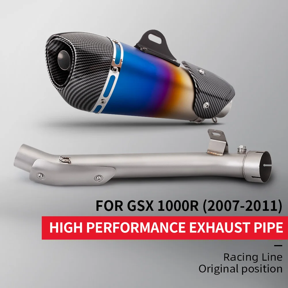 Slip-On for GSXR1000 GSXR 1000 2007-2011 Motorcycle Exhaust Mid Link Pipe Muffler
Slip-On for GSXR1000 GSXR 1000 2007-2011 Motorcycle Exhaust Mid Link Pipe Muffler