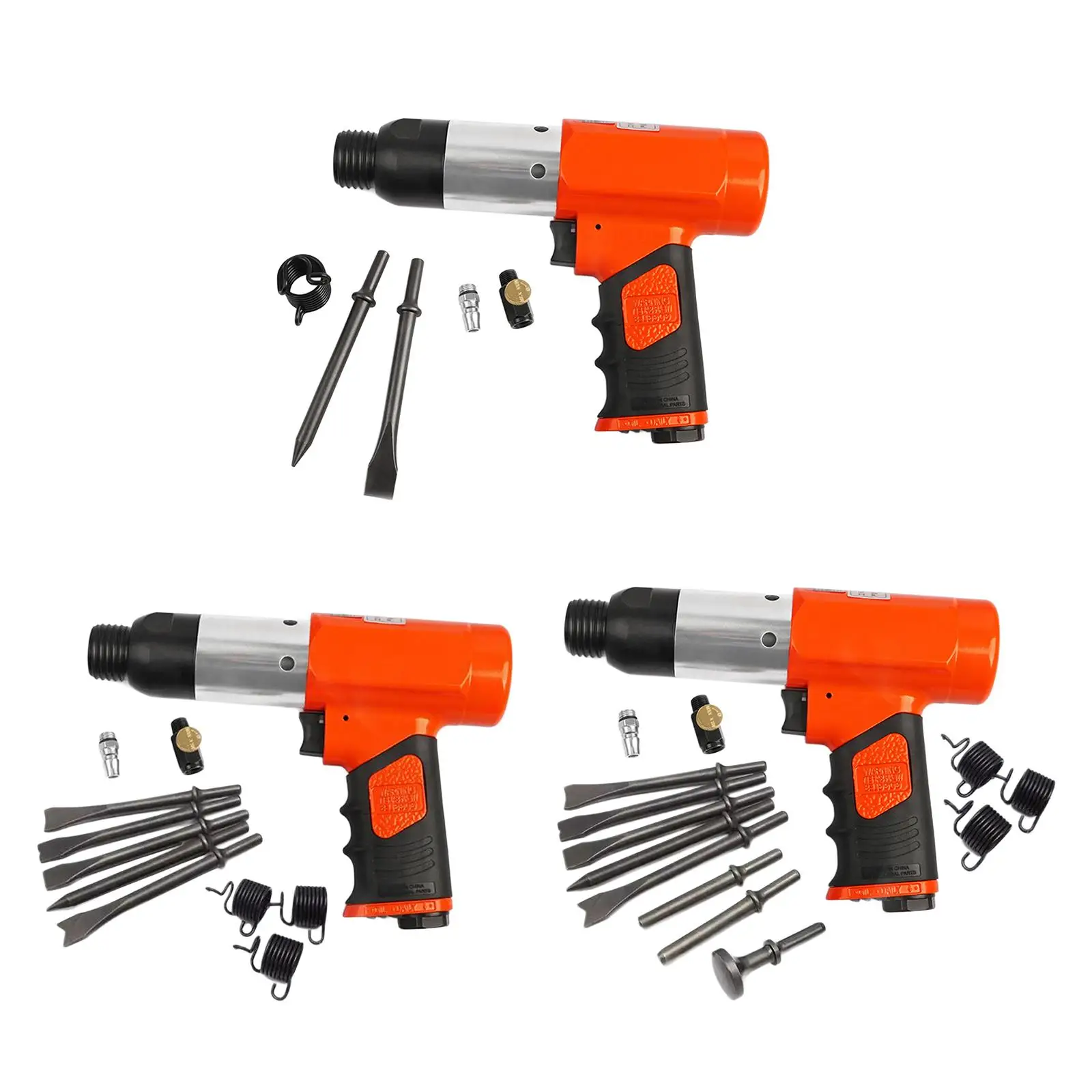 Air Chisel Compatible Rust Remover Devices Solid Knob Adjusted Small Size Easy to Use High-hardness Skidproof Riveting Machine
Air Chisel Compatible Rust Remover Devices Solid Knob Adjusted Small Size Easy to Use High-hardness Skidproof Riveting Machine