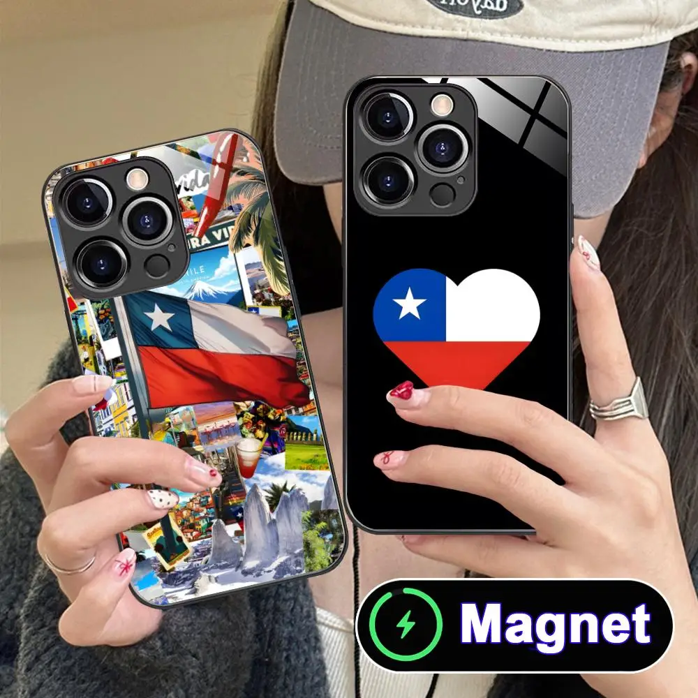 Chile Flag Phone Case for iPhone 17 16 15 14 13 12 11 Air Pro Max Plus Mini Glass Magnet Cover
Chile Flag Phone Case for iPhone 17 16 15 14 13 12 11 Air Pro Max Plus Mini Glass Magnet Cover