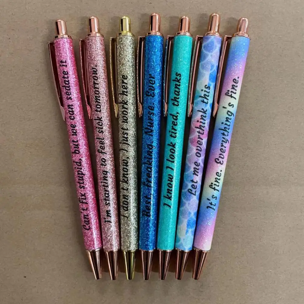 Smooth Write Lightweight Office Colleague Co-Worker Funny Pens with Mood Quotes for Dormitory
Smooth Write Lightweight Office Colleague Co-Worker Funny Pens with Mood Quotes for Dormitory