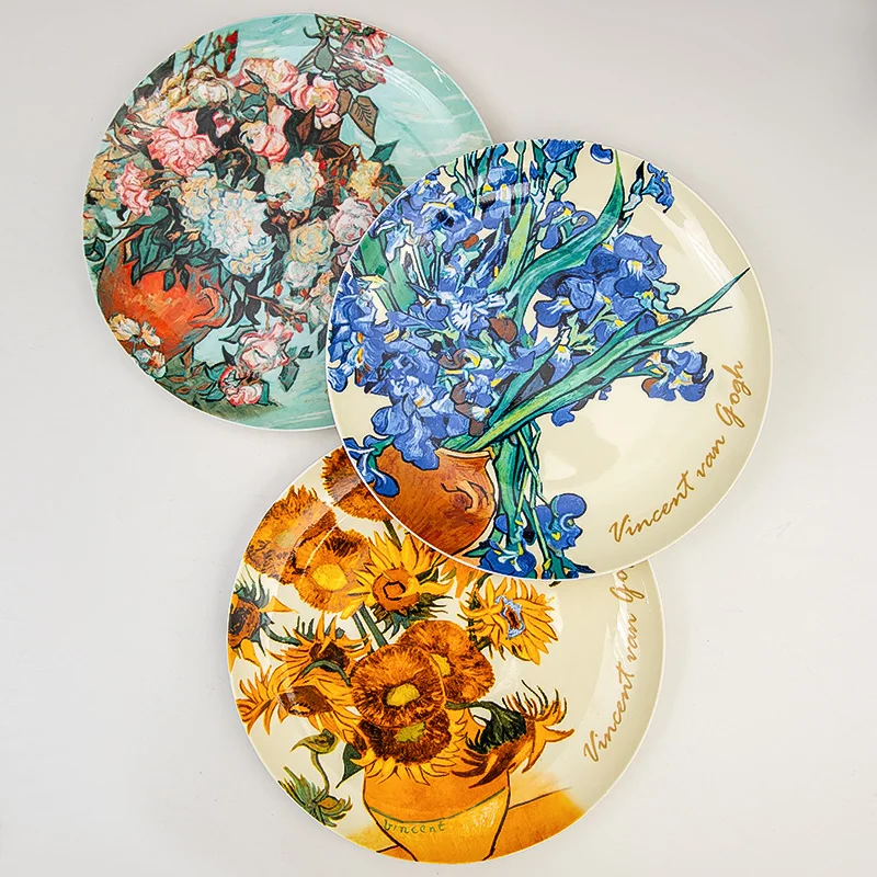 Creative Art Ceramic Sunflower 8-inch European Ceramic Plate Home Living Room Decorative Panel Platos Vajilla
Creative Art Ceramic Sunflower 8-inch European Ceramic Plate Home Living Room Decorative Panel Platos Vajilla