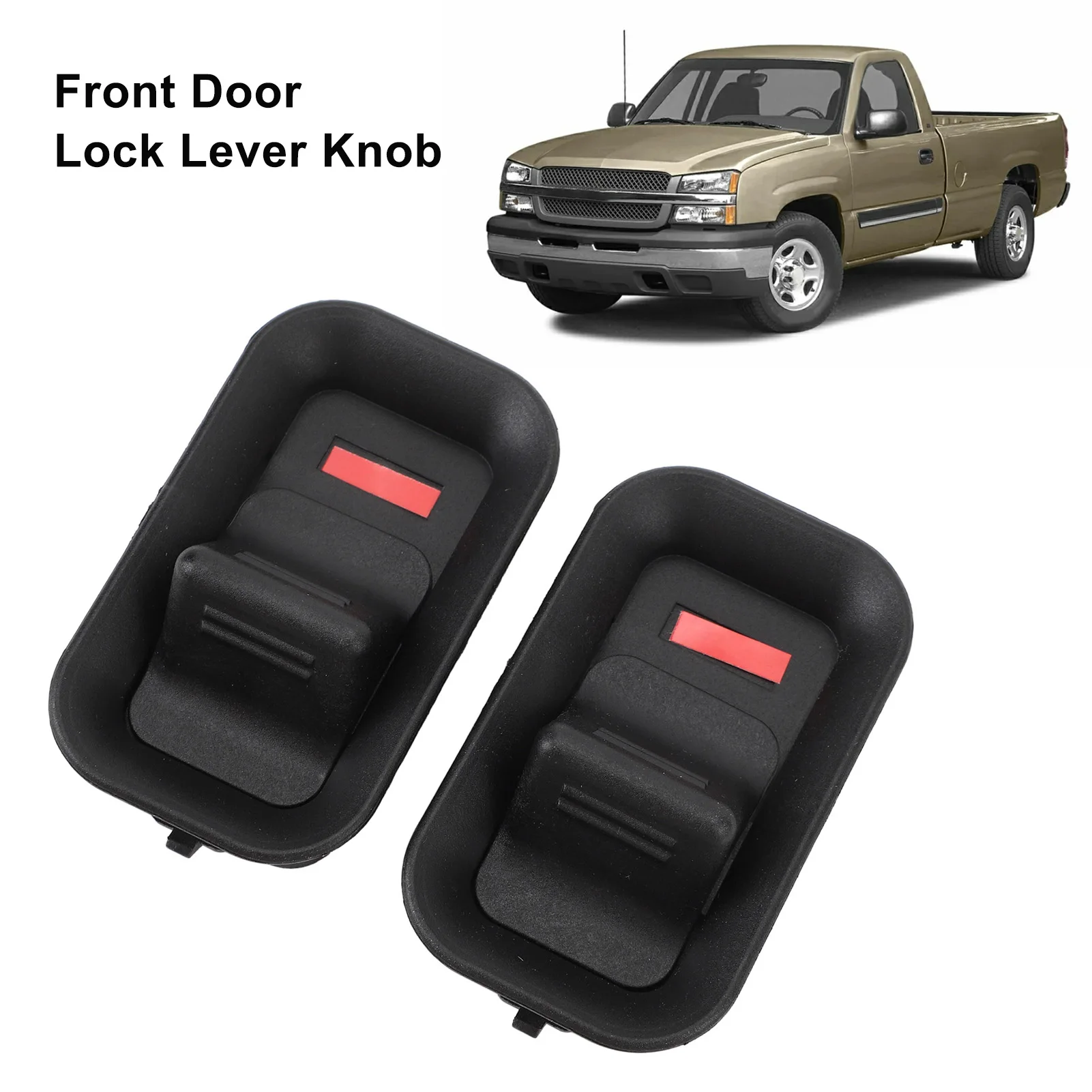Front Door Lock Lever Knob 15172121 Interior Door Lock Pull Slide Knob Indicator For 1500 2500 3500 1999‑2006
Front Door Lock Lever Knob 15172121 Interior Door Lock Pull Slide Knob Indicator For 1500 2500 3500 1999‑2006