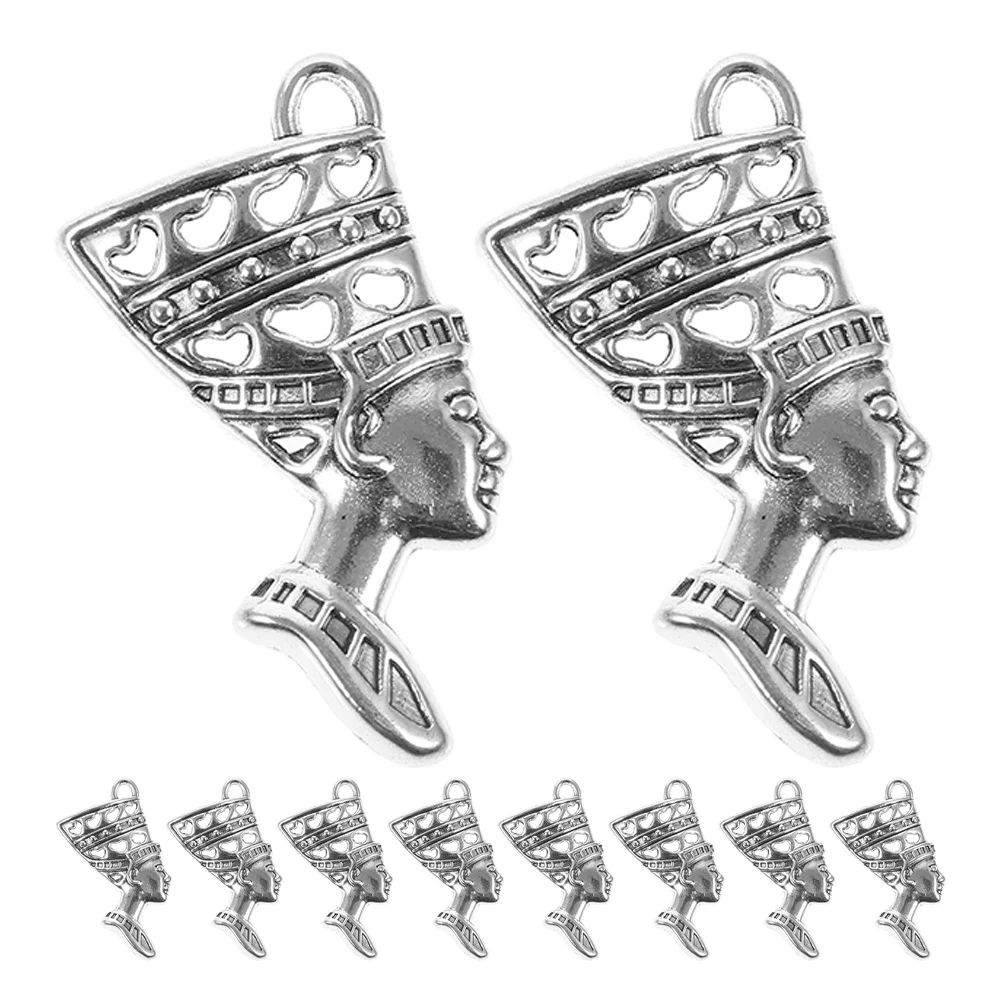 10Pcs Alloy Egyptian Queen Pendant Charm DIY Craft for Necklace Choker Dangle Ornament Jewelry DIY Making Charms Bulk Pack
10Pcs Alloy Egyptian Queen Pendant Charm DIY Craft for Necklace Choker Dangle Ornament Jewelry DIY Making Charms Bulk Pack