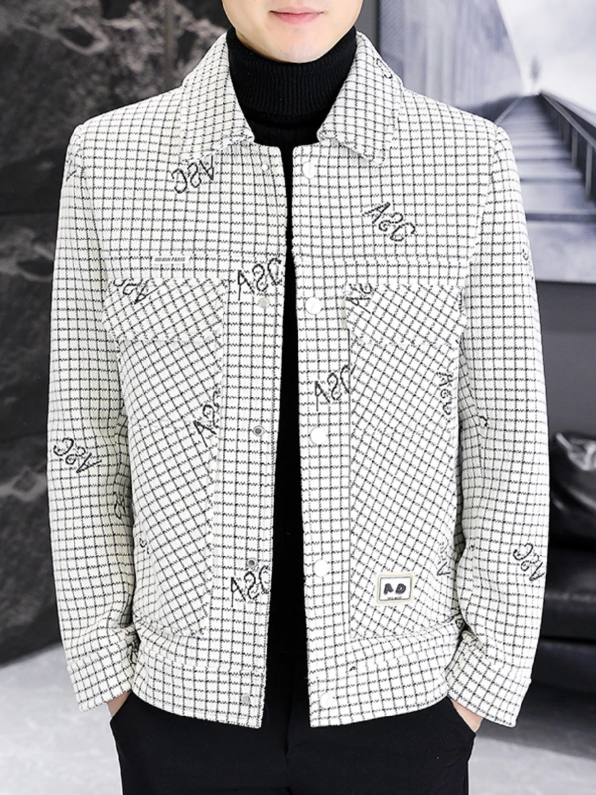 Autumn Winter Men's Slim Fit Thiened Woolen Jaet Golden Mink Casual Lapel Windbreaker Coat Faionable Urban Sle Long S...
Autumn Winter Men's Slim Fit Thiened Woolen Jaet Golden Mink Casual Lapel Windbreaker Coat Faionable Urban Sle Long S...