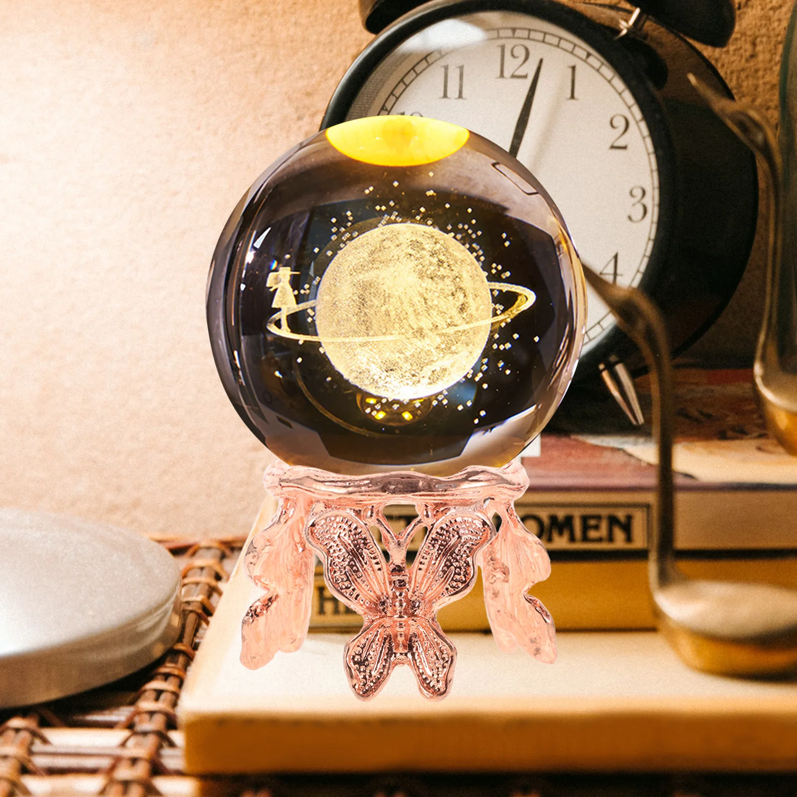 Sphere Holder Crystal Stand Robust Base Ensures Safety Secure Valuable Items Crystal Ball Display Stand Desktop Ornament
Sphere Holder Crystal Stand Robust Base Ensures Safety Secure Valuable Items Crystal Ball Display Stand Desktop Ornament