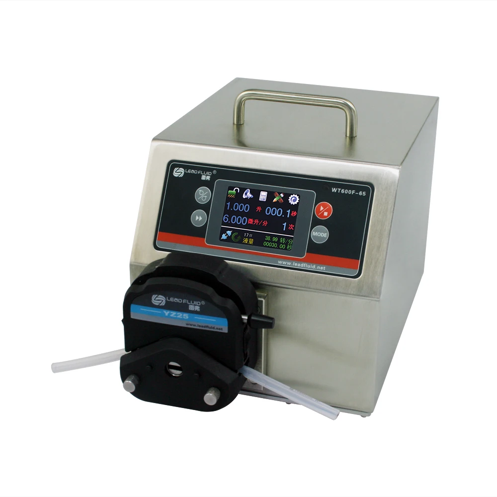 WT600F-65 YZ15 Industrial Chemical Medical Peristaltic Pump Filling Liquid 0.06-2300 ml/min
WT600F-65 YZ15 Industrial Chemical Medical Peristaltic Pump Filling Liquid 0.06-2300 ml/min