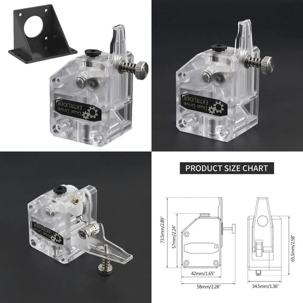 31BA PRINTER Double-Gear Extruder Высококачественная экструзия DIY модернизирован
31BA PRINTER Double-Gear Extruder Высококачественная экструзия DIY модернизирован