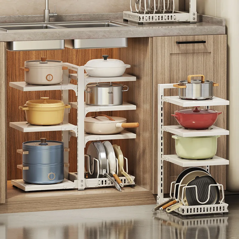 Kitchen rack, lower sink, multi-layer household pot rack, multi-layer pot rack in cabinet, Home storage rack
Kitchen rack, lower sink, multi-layer household pot rack, multi-layer pot rack in cabinet, Home storage rack