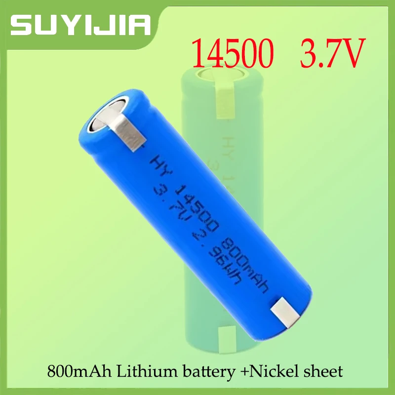 Newly upgraded SUYIJIA 14500 3.7V 800mAh lithium battery +NP for desktop remote control smoke alarm power tools electronic toys
Newly upgraded SUYIJIA 14500 3.7V 800mAh lithium battery +NP for desktop remote control smoke alarm power tools electronic toys