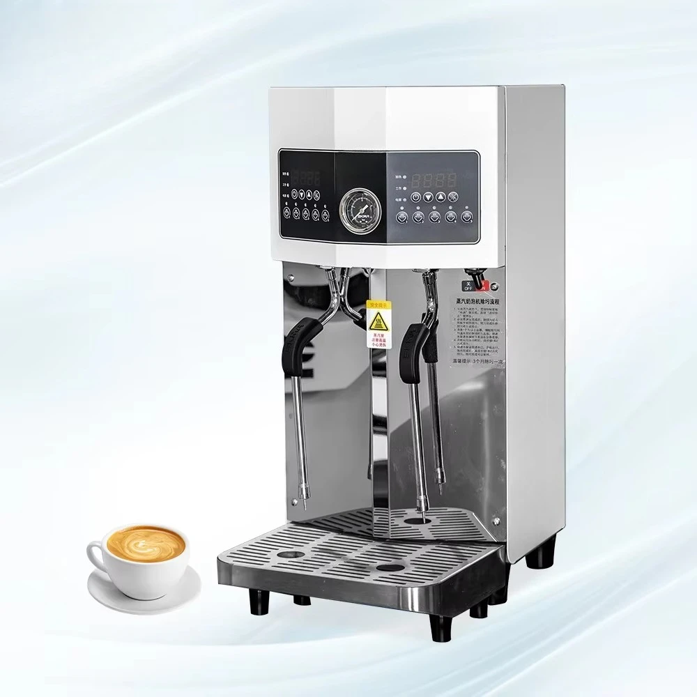 Автоматическая паровая машина для приготовления молочной пены SKMA с двойной головкой, нагревательный парогенератор для воды и молока
Автоматическая паровая машина для приготовления молочной пены SKMA с двойной головкой, нагревательный парогенератор для воды и молока