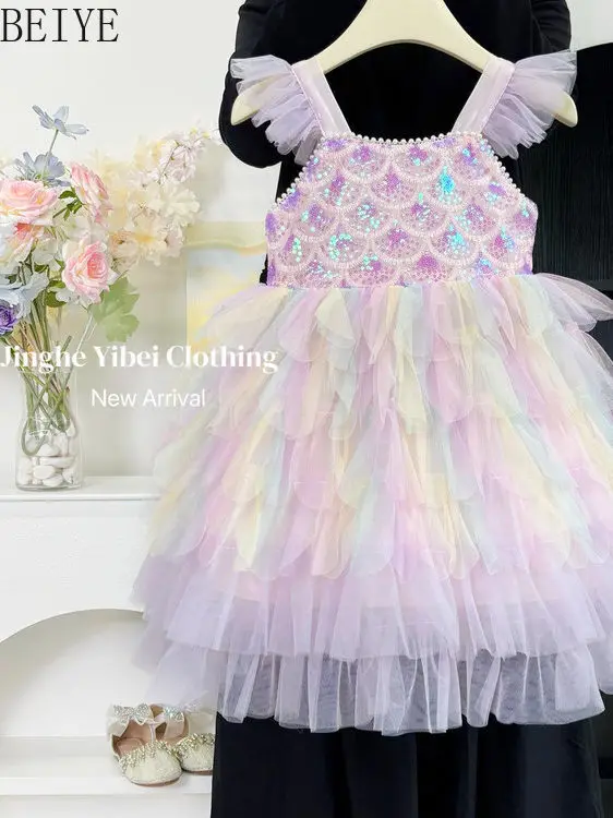 Sweet Princess Dress for Girls New Summer Collection 2026 Children's Clothing Kawaii Girl's Birthday Party Dresses
Sweet Princess Dress for Girls New Summer Collection 2026 Children's Clothing Kawaii Girl's Birthday Party Dresses