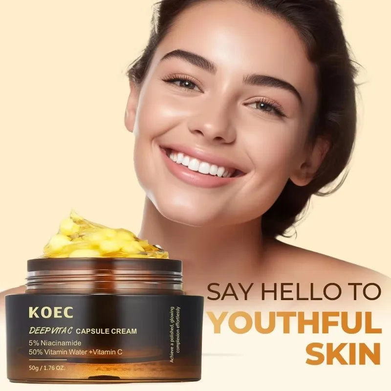Deep Vitamin C Cream Golden Face Moisturizer Gel with Collagen Skin Radiance Transparent Gel for Glow Hydration Korean Skin Care
Deep Vitamin C Cream Golden Face Moisturizer Gel with Collagen Skin Radiance Transparent Gel for Glow Hydration Korean Skin Care
